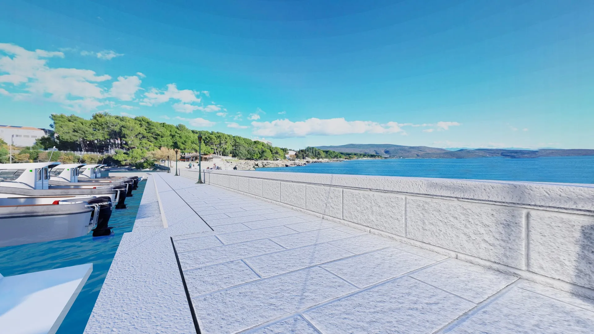 Vizualizacija sekundarni lukobran